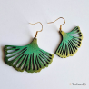 Boucles d'oreilles Gingko Biloba