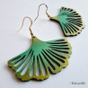 Boucles d'oreilles Gingko Biloba